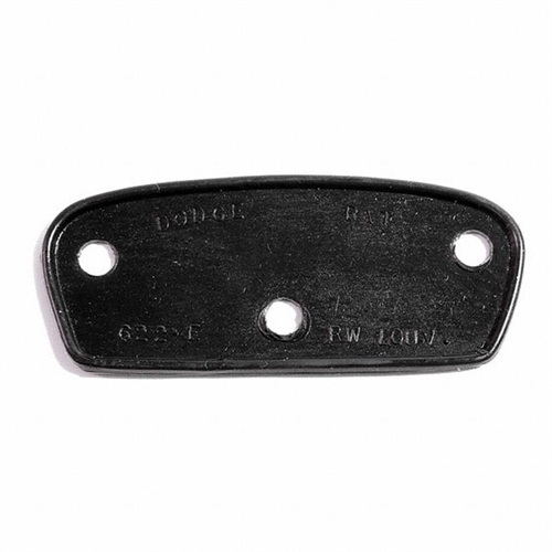 Rear Window Louver Hinge Pad. For 2-door coupe with rear louvers. 3-3/8 In. wide X 1-1/2 In. long. E